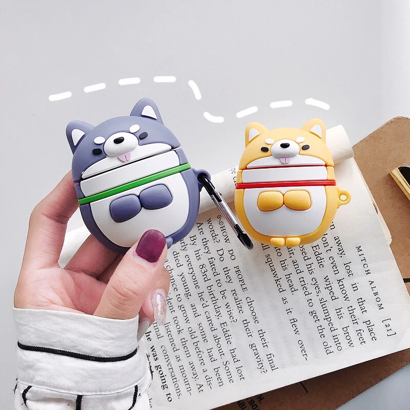 Shiba Inu Dogs Silicone Case For Airpods Apple Shibainukosan Japanese Anime Cute Kawaii Carabiner Chains Hooks Protective Cover 
Shiba Inu Dogs Silicone Case For Airpods Apple Shibainukosan Japanese Anime Cute Kawaii Carabiner Chains Hooks Protective Cover