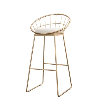 Nordic Bar Stool Wrought Iron Cashier High Stool Modern Minimalist Back Bar Chair Creative Personality Bar Chair
Nordic Bar Stool Wrought Iron Cashier High Stool Modern Minimalist Back Bar Chair Creative Personality Bar Chair