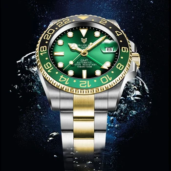LIGE Design Brand Luxury Men Watches Automatic Green Watch Men Stainless Steel Waterproof Business Sport Mechanical Wristwatch
LIGE Design Brand Luxury Men Watches Automatic Green Watch Men Stainless Steel Waterproof Business Sport Mechanical Wristwatch