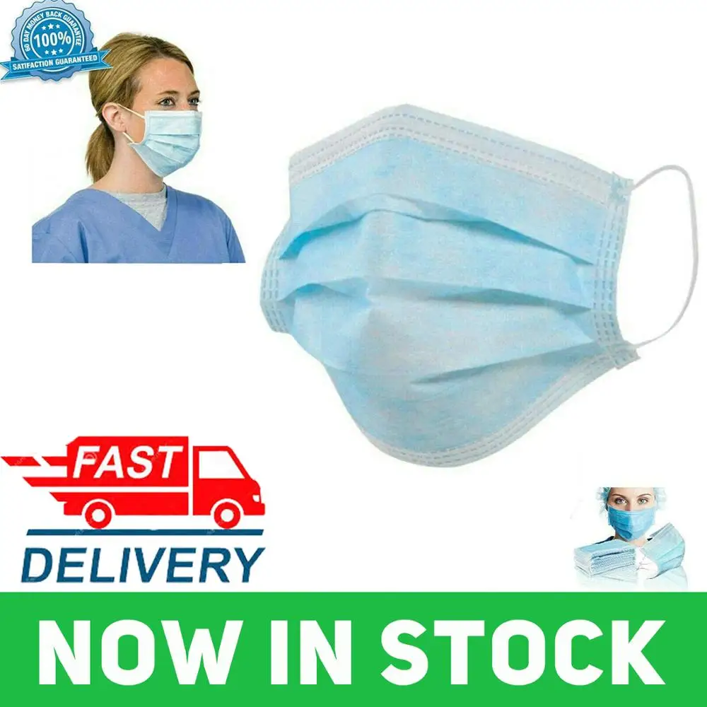Face Masks Fast Delivery! Disposable 3 Layer Dust Mask Antibacterial Protection Sterile Mask Dustproof Mask Protective Face Mask
Face Masks Fast Delivery! Disposable 3 Layer Dust Mask Antibacterial Protection Sterile Mask Dustproof Mask Protective Face Mask