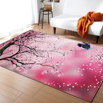 Nordic Carpets Soft Flannel 3D Cherry Blossoms Printed Area Rugs Parlor Mat Rugs Anti-slip Large Rug Carpet for Living Room
Nordic Carpets Soft Flannel 3D Cherry Blossoms Printed Area Rugs Parlor Mat Rugs Anti-slip Large Rug Carpet for Living Room