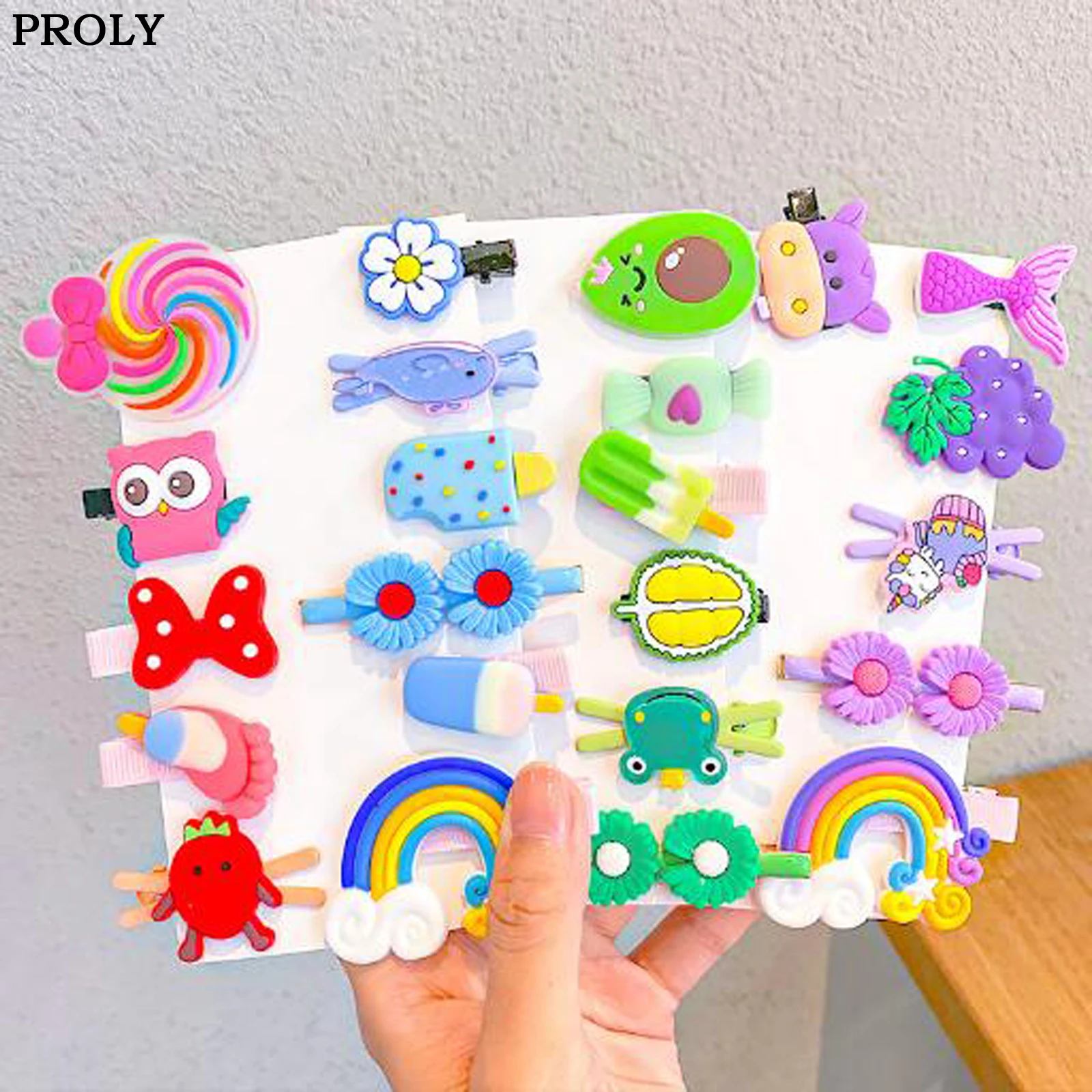 PROLY 6/Pcs/Set New Kids Hairpins Set Lovely Girls Barrettes Animal Fruit Hair Clips Personality Hair Accessories Headwear 
PROLY 6/Pcs/Set New Kids Hairpins Set Lovely Girls Barrettes Animal Fruit Hair Clips Personality Hair Accessories Headwear