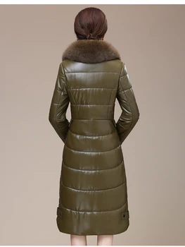 Genuine Leather Fox Fur Collar Long Down Jackets Winter Jacket Women Real Sheepskin Coat Chaqueta Mujer MY3935
Genuine Leather Fox Fur Collar Long Down Jackets Winter Jacket Women Real Sheepskin Coat Chaqueta Mujer MY3935