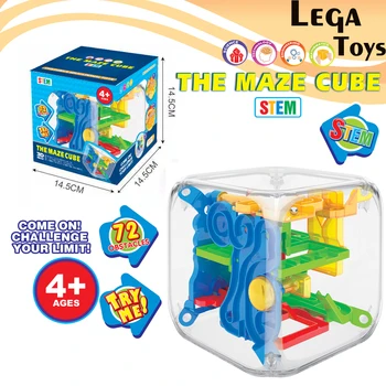 3D puzzle Ball Magic Perplexus Interactive Square Maze Game with 72 Challenges Challenging IQ Balance Educational toys
3D puzzle Ball Magic Perplexus Interactive Square Maze Game with 72 Challenges Challenging IQ Balance Educational toys