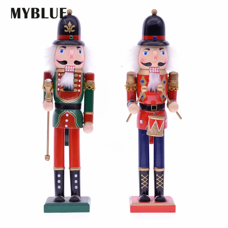 Christmas Ornaments Home Room Decoration Accessories MYBLUE 40cm Vintage Wooden Soilder Statue Nutcracker Sculpture Figurine
Christmas Ornaments Home Room Decoration Accessories MYBLUE 40cm Vintage Wooden Soilder Statue Nutcracker Sculpture Figurine