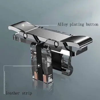 EastVita T10S Upgraded Gamepad Metal Transparent Buttons Gamepad Trigger L1 R1 Shooter for iphone Andriod Phones / PUBG
EastVita T10S Upgraded Gamepad Metal Transparent Buttons Gamepad Trigger L1 R1 Shooter for iphone Andriod Phones / PUBG