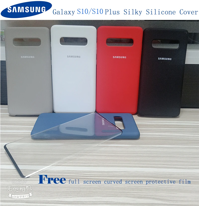 S10 Case Original Samsung Galaxy S10/ S10 Plus Silky Silicone Cover Soft-Touch Back Protective Shell+Give away screen protector
S10 Case Original Samsung Galaxy S10/ S10 Plus Silky Silicone Cover Soft-Touch Back Protective Shell+Give away screen protector