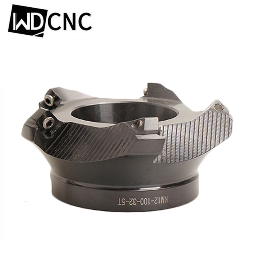 KM Face Mill CNC Lathe Indexable Milling Cutter KM12-100-32-5T Recommended Insert SEKT1204
KM Face Mill CNC Lathe Indexable Milling Cutter KM12-100-32-5T Recommended Insert SEKT1204