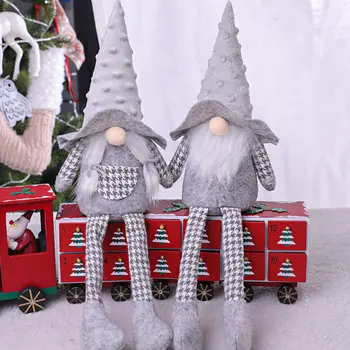 1Pc Christmas Doll with Long Legs Faceless Sitting Pose Presents Rudolph Doll 
1Pc Christmas Doll with Long Legs Faceless Sitting Pose Presents Rudolph Doll