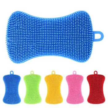 1pcs Silicone Dish Washing Sponge Scrubber Household Kitchen Cleaning Tool Limpieza Hogar Dishwashing Cleaning Brush
1pcs Silicone Dish Washing Sponge Scrubber Household Kitchen Cleaning Tool Limpieza Hogar Dishwashing Cleaning Brush