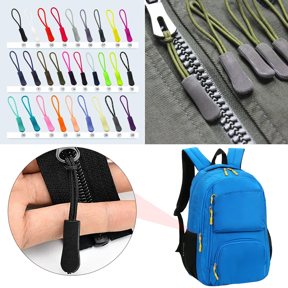 10PCS Plastic Zipper Puller End Fit Rope Tag Fix Zip Cord Tab Replace Clip Slider Buckle Travel Bag Suitcase Cloth Tent Backpack
10PCS Plastic Zipper Puller End Fit Rope Tag Fix Zip Cord Tab Replace Clip Slider Buckle Travel Bag Suitcase Cloth Tent Backpack