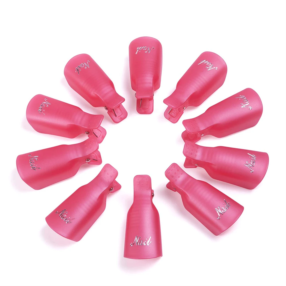 10 Pcs Plastic Nail Clip Nail Art Gel Polish Remover Soak Off Cleaner Cap Clip 8 Colours
10 Pcs Plastic Nail Clip Nail Art Gel Polish Remover Soak Off Cleaner Cap Clip 8 Colours