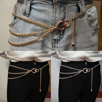 Women Metal Waist Chain Girdle Love Heart Waistband Pants Chain Hollow Classic Cinturones Para Mujer Solid Waist Strap Fashion
Women Metal Waist Chain Girdle Love Heart Waistband Pants Chain Hollow Classic Cinturones Para Mujer Solid Waist Strap Fashion
