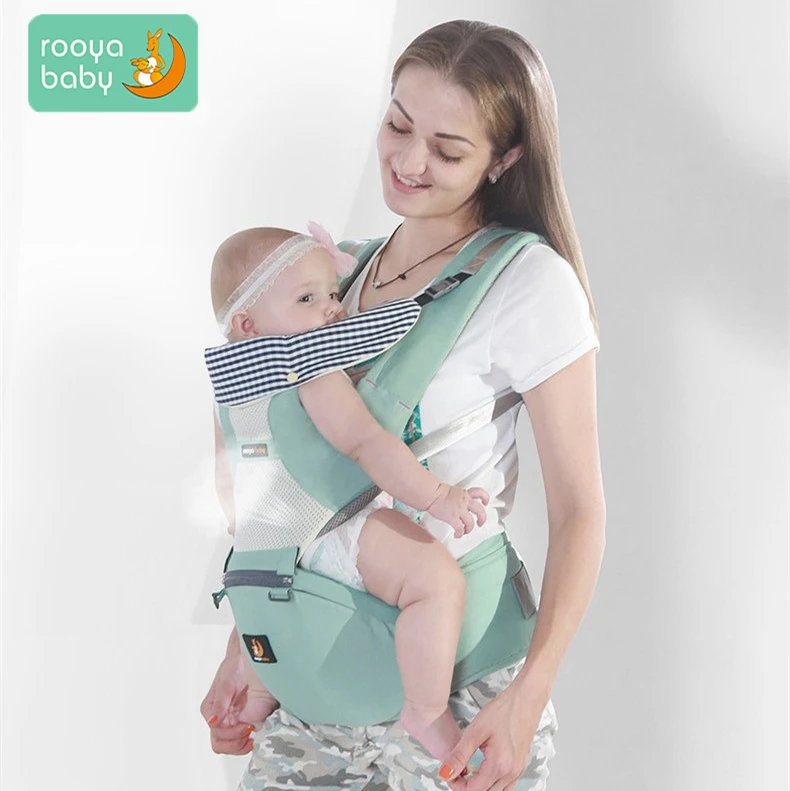 Rooyababy Ergonomic Baby Carrier Infant Hipseat carrier Kangaroo Sling Front Facing backpacks multifunctional Waist Stool
Rooyababy Ergonomic Baby Carrier Infant Hipseat carrier Kangaroo Sling Front Facing backpacks multifunctional Waist Stool