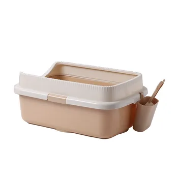 Extra Large Cat Litter Box Furniture Tray Cat Training Toilet Bedpans Home Gardon Semi-Closed Banheiro Gato Pet Products OO50MS
Extra Large Cat Litter Box Furniture Tray Cat Training Toilet Bedpans Home Gardon Semi-Closed Banheiro Gato Pet Products OO50MS