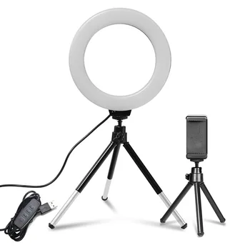 Camera Studio Ring Light Video LED Beauty Ring Light Photography Ring Lamp Tripod for Selfie Live Show Dimmable Lighting
Camera Studio Ring Light Video LED Beauty Ring Light Photography Ring Lamp Tripod for Selfie Live Show Dimmable Lighting