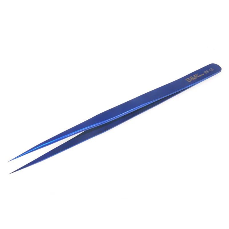 Blue Flying Line Ultra Thin Slim Sharp Tweezers Stainless Steel Straight Tip Hardened Electronics Components Repair Tools
Blue Flying Line Ultra Thin Slim Sharp Tweezers Stainless Steel Straight Tip Hardened Electronics Components Repair Tools