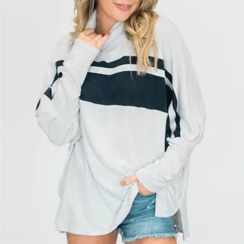 winter women's sweatshirt stripe printing turtleneck Top Full sleeve sweatshirt bf long-sleeved loose Pullovers sweatshirt
winter women's sweatshirt stripe printing turtleneck Top Full sleeve sweatshirt bf long-sleeved loose Pullovers sweatshirt