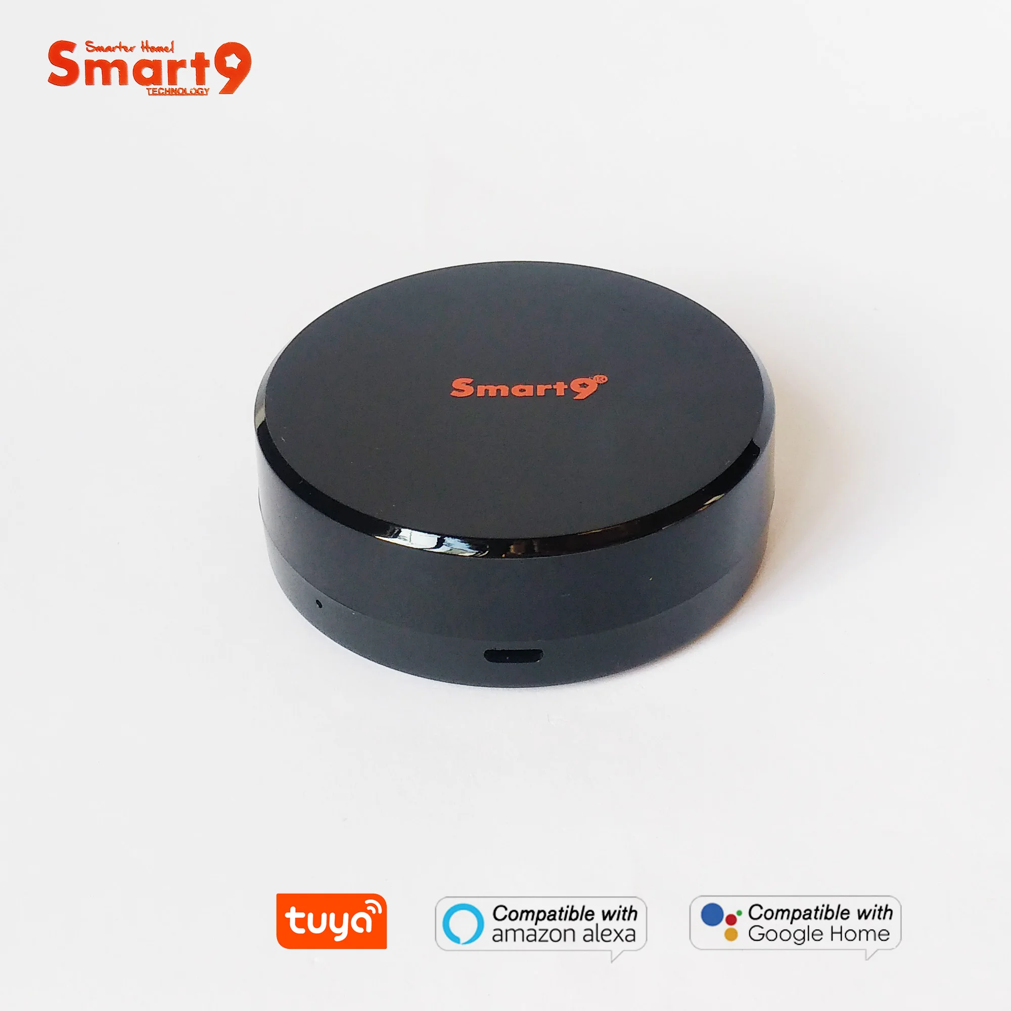 Smart9 Universal IR Controller RoundX, TuYa Home Automation Smart Life APP, Build-in Smart IR Code, Works with Alexa Echo
Smart9 Universal IR Controller RoundX, TuYa Home Automation Smart Life APP, Build-in Smart IR Code, Works with Alexa Echo