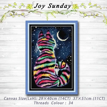Striped cat animals decor painting 14CT 11CT counted cross stitch kits embroidery sets Needlework Sets Home decor 
Striped cat animals decor painting 14CT 11CT counted cross stitch kits embroidery sets Needlework Sets Home decor