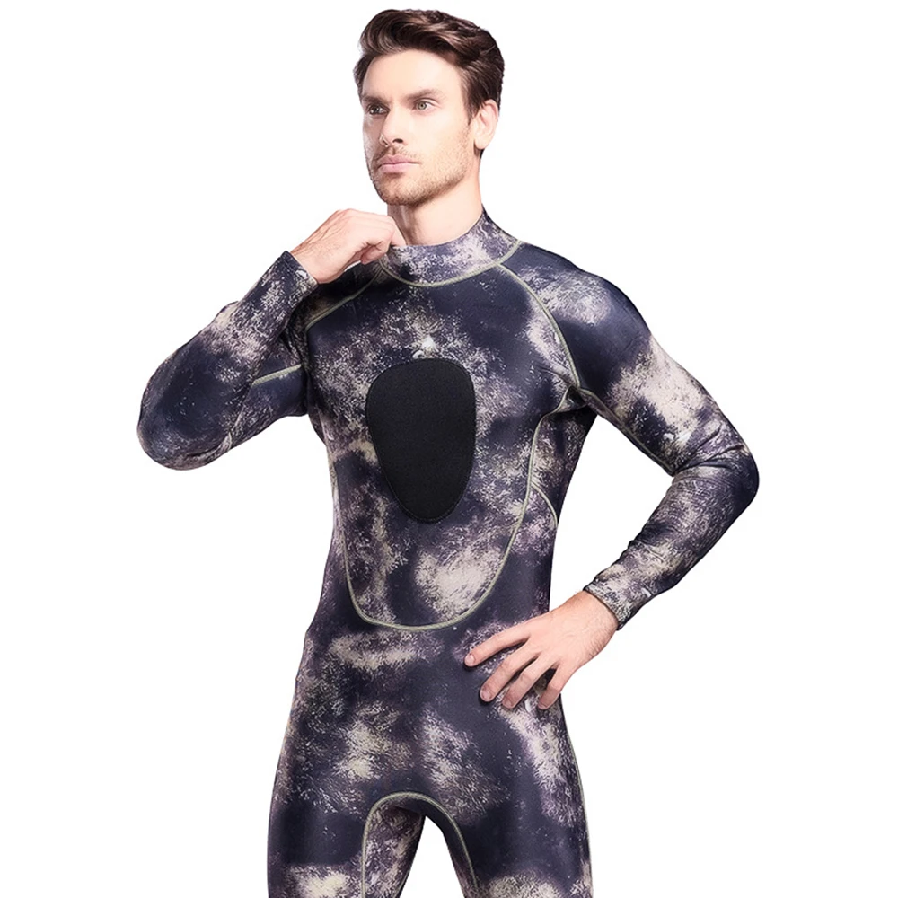 3MM neoprene men's camouflage diving suit, super stretch and warm one-piece diving suit, hunting and fishing suit for snorkeling
3MM neoprene men's camouflage diving suit, super stretch and warm one-piece diving suit, hunting and fishing suit for snorkeling