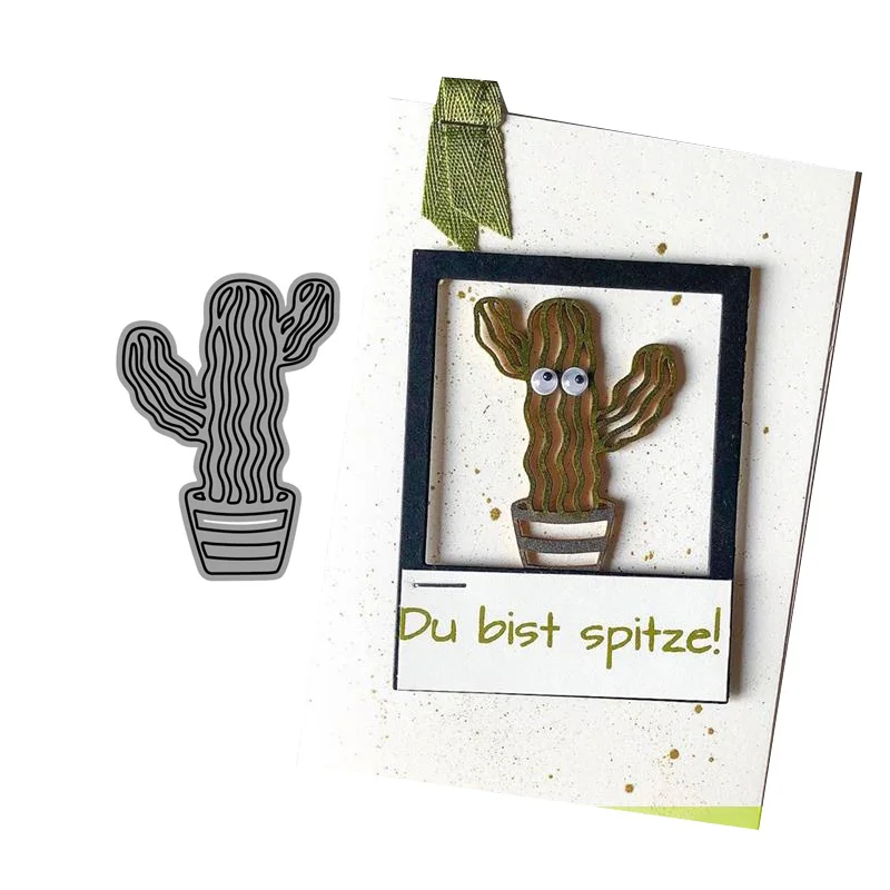 Metal Cutting Dies for DIY Scrapbooking Cactus Die Cut Stencils Making Album Handmade Paper Cards Template Crafts Decoration
Metal Cutting Dies for DIY Scrapbooking Cactus Die Cut Stencils Making Album Handmade Paper Cards Template Crafts Decoration