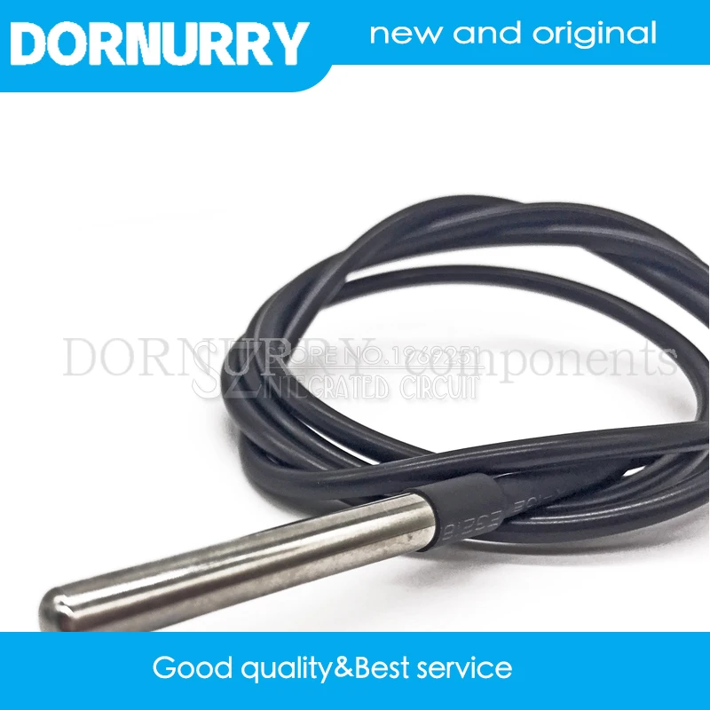 1pcs DS18B20 waterproof 1 meters temperature probe temperature sensor new in stock new dornurry
1pcs DS18B20 waterproof 1 meters temperature probe temperature sensor new in stock new dornurry