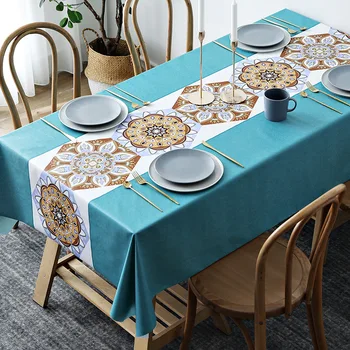 Decorative tablecloth waterproof oil-proof Thick Rectangular PVC Wedding Dining Table Cover Tea Table Cloth Flower Style
Decorative tablecloth waterproof oil-proof Thick Rectangular PVC Wedding Dining Table Cover Tea Table Cloth Flower Style