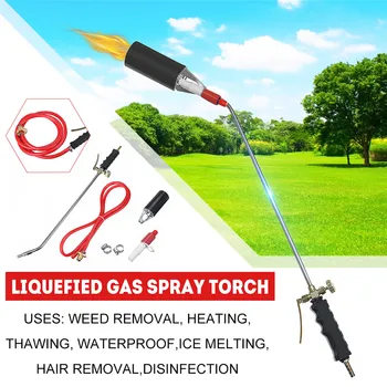 Liquefied Welding Gas torch Fire Gu n Gas Welding Torch Weed-Burner Welding Accessories for Brazing Tool Outdoor Picnic BBQ
Liquefied Welding Gas torch Fire Gu n Gas Welding Torch Weed-Burner Welding Accessories for Brazing Tool Outdoor Picnic BBQ