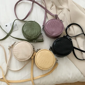 Mini Alligator Pattern Circular Summer Bags Fashion Retro Crossbody Messenger for Women PU Leather Coin Purse Shoulder Handbag 
Mini Alligator Pattern Circular Summer Bags Fashion Retro Crossbody Messenger for Women PU Leather Coin Purse Shoulder Handbag