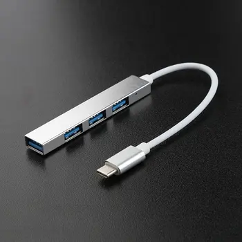 USB Type-C Adapter 4 In 1 Converter Splitter Multifunction USB 3.1 Hub Electronics Accessories
USB Type-C Adapter 4 In 1 Converter Splitter Multifunction USB 3.1 Hub Electronics Accessories