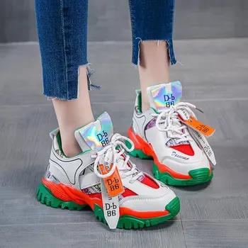 Designer Sneakers Women 2020 New Casual Platform Shoes Fashion Brand Mixed Colors Chunky Sneakers Woman Basket Femme Chaussure
Designer Sneakers Women 2020 New Casual Platform Shoes Fashion Brand Mixed Colors Chunky Sneakers Woman Basket Femme Chaussure