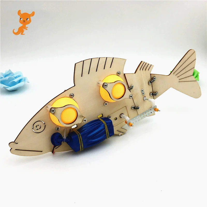 STEM Toys for Children Educational Science Experiment Technology Set DIY Electric Mechanical Fish Model Puzzle Painted Kids Toy
STEM Toys for Children Educational Science Experiment Technology Set DIY Electric Mechanical Fish Model Puzzle Painted Kids Toy