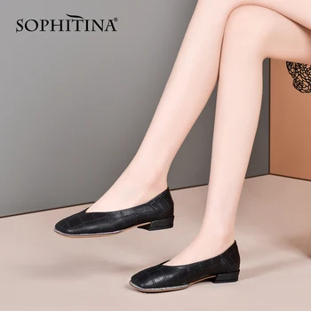 SOPHITINA Women's Pumps Leisure Elegant New Cow Leather Handmade Shoes Women Concise Square Toe Comfortable Pumps Women SO531
SOPHITINA Women's Pumps Leisure Elegant New Cow Leather Handmade Shoes Women Concise Square Toe Comfortable Pumps Women SO531