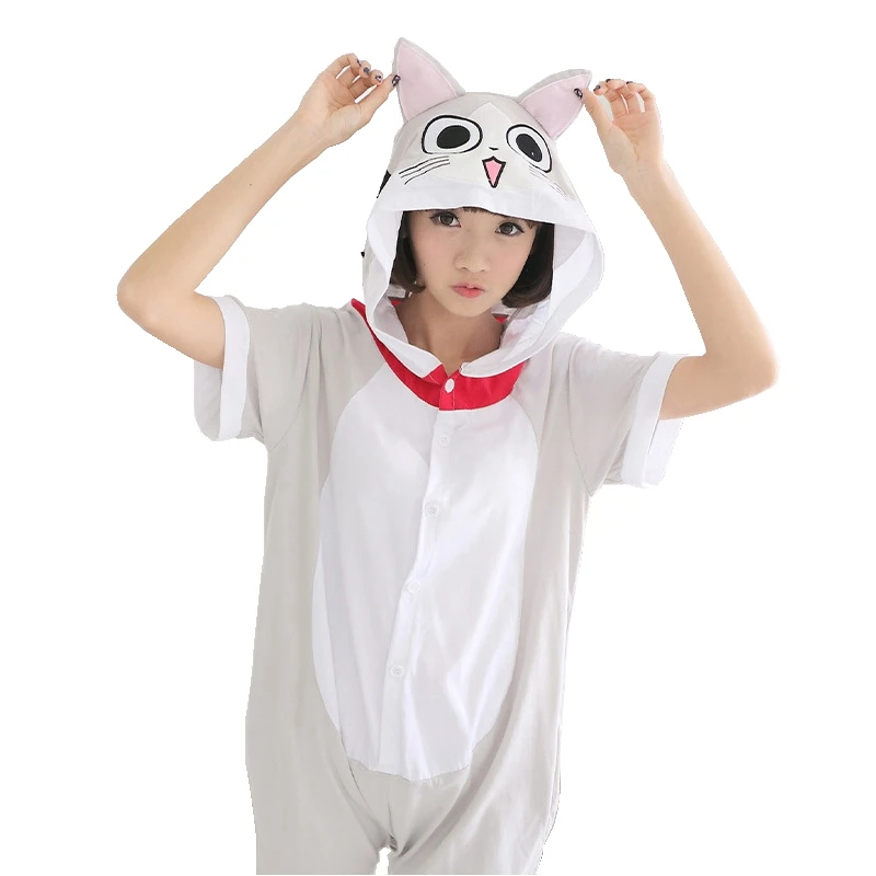 Chi's Cat Sweet Home Kigurumi Onesie Adult Women Animal Pajamas Short Sleeve Cotton Sleepwear Onepiece Summer Pijama Cosplay
Chi's Cat Sweet Home Kigurumi Onesie Adult Women Animal Pajamas Short Sleeve Cotton Sleepwear Onepiece Summer Pijama Cosplay