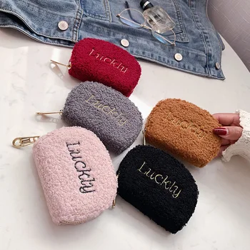 Womens Wallets and Purses Imitation Teddy Flannel Small Wallet Letter Womens Purses Designer Purse Zipper Wallet Mini Wallets
Womens Wallets and Purses Imitation Teddy Flannel Small Wallet Letter Womens Purses Designer Purse Zipper Wallet Mini Wallets