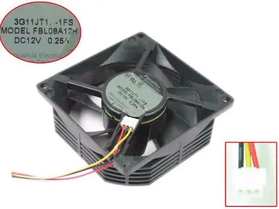 FBL08A12H DC 12V 0.25A 3-проводной 80x80x25 мм вентилятор охлаждения сервера
FBL08A12H DC 12V 0.25A 3-проводной 80x80x25 мм вентилятор охлаждения сервера