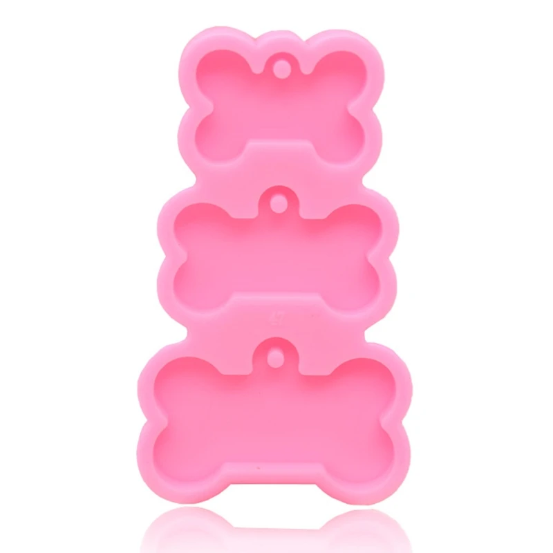 3-Cavities Dog Tag Bone Shaped Keychain Epoxy Resin Mold Charm Jewelry Pendants Silicone Mould DIY Craft Decoration Casting Tool
3-Cavities Dog Tag Bone Shaped Keychain Epoxy Resin Mold Charm Jewelry Pendants Silicone Mould DIY Craft Decoration Casting Tool