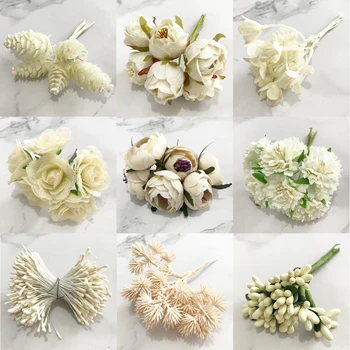 6/10/12/70/90pcs Hybrid Ivory Flower Cherry Stamen Berries Bundle DIY Christmas Wedding Cake Gift Box Wreaths Decor
6/10/12/70/90pcs Hybrid Ivory Flower Cherry Stamen Berries Bundle DIY Christmas Wedding Cake Gift Box Wreaths Decor