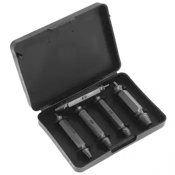 5pcs/ set Alloy Steel Double Head Screw Extractor with Drill Bit Tools Kit and Multi-functional for Removing Tools
5pcs/ set Alloy Steel Double Head Screw Extractor with Drill Bit Tools Kit and Multi-functional for Removing Tools