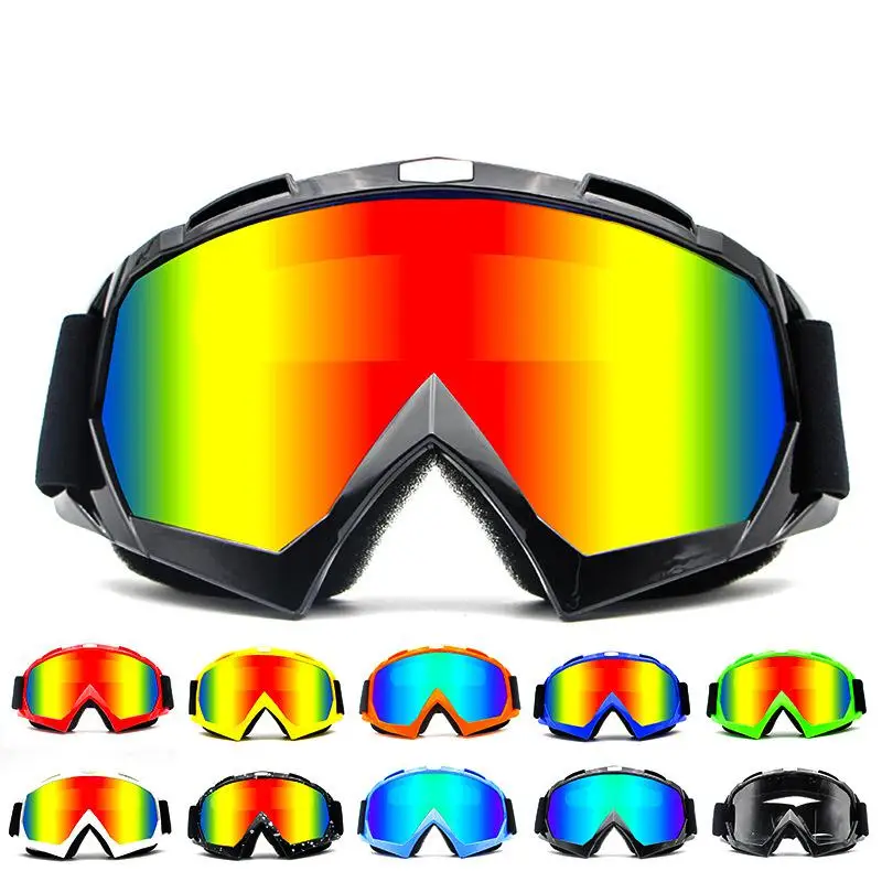

2021 Anti-fog Ski Goggles Skiing Eyewear UV400 Ski Mask Glasses Country Motorcycle Windproof Goggles Knight Equipment Outdoor