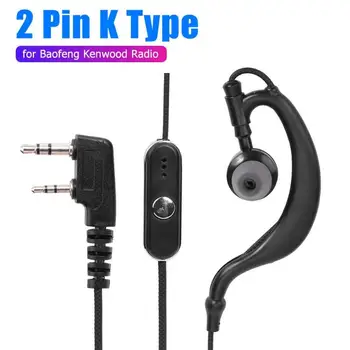 G Shape 2pin K Type In-ear Earpiece with PTT Mic Clothes Clip for Walkie-talkie Baofeng Kenwood Yaesu / Vertex Standard Radio
G Shape 2pin K Type In-ear Earpiece with PTT Mic Clothes Clip for Walkie-talkie Baofeng Kenwood Yaesu / Vertex Standard Radio