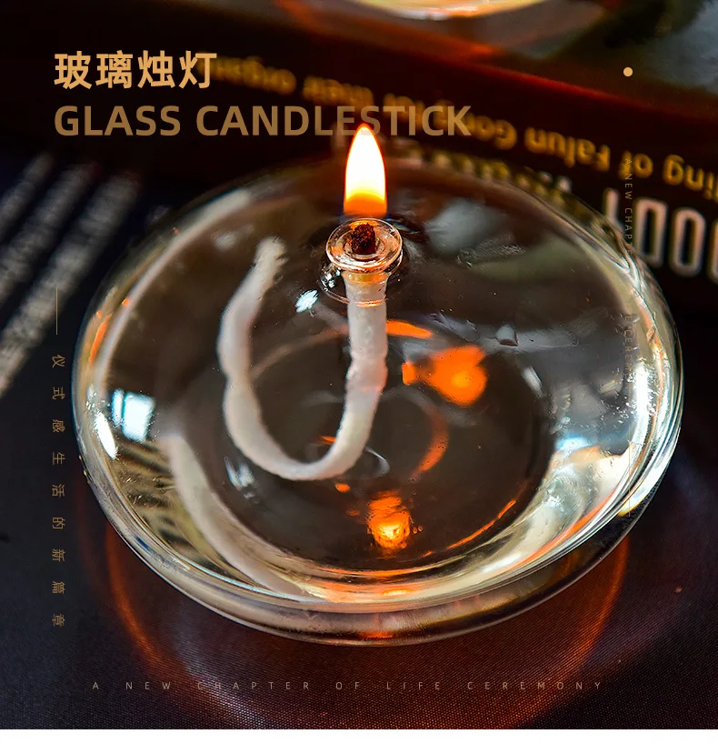 O.RoseLif ручной Стекло подсвечник масляная лампа ужин при свечах подсвечники