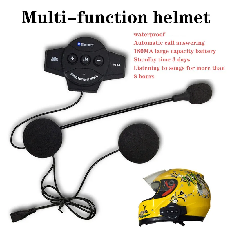 Bluetooth Motorcycle Helmet Headset Motorbike Handsfree Headset Headphone intercom for Music GPS Car styling dfdf
Bluetooth Motorcycle Helmet Headset Motorbike Handsfree Headset Headphone intercom for Music GPS Car styling dfdf