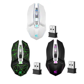 New X5 2.4GHZ Wireless Rechargeable LED Light Gaming Mouse Optical Mice for PC 1200-1800-2400 DPI 6 keys Mice with USB Receiver
New X5 2.4GHZ Wireless Rechargeable LED Light Gaming Mouse Optical Mice for PC 1200-1800-2400 DPI 6 keys Mice with USB Receiver