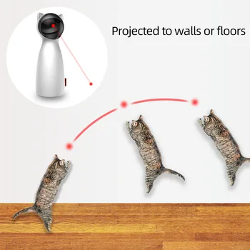 Hot LED Laser Cat Toy Funny Smart Automatic Cat Toys For Cats Exercise Training Pet Multi-Angle Interactive Rotating Gatos Toy
Hot LED Laser Cat Toy Funny Smart Automatic Cat Toys For Cats Exercise Training Pet Multi-Angle Interactive Rotating Gatos Toy