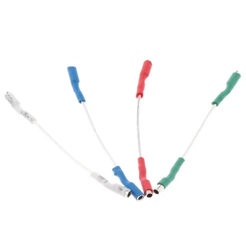 4 Pieces Headshell Leads Phono, 4 Lead Wires with Easy and Convenient Connection
4 Pieces Headshell Leads Phono, 4 Lead Wires with Easy and Convenient Connection