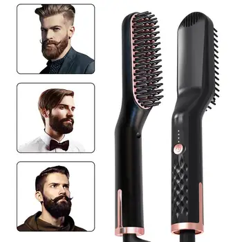 1PC Hair Straightener Brush Ceramic Beard Straightener Hair Straightening Comb Hair Styling Tool
1PC Hair Straightener Brush Ceramic Beard Straightener Hair Straightening Comb Hair Styling Tool