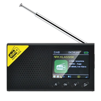 Color Screen DAB Stereo Mini Portable Music Player FM Receiver Bluetooth 5.0 Alarm Setting Home Digital Radio Car MP3 Handheld
Color Screen DAB Stereo Mini Portable Music Player FM Receiver Bluetooth 5.0 Alarm Setting Home Digital Radio Car MP3 Handheld