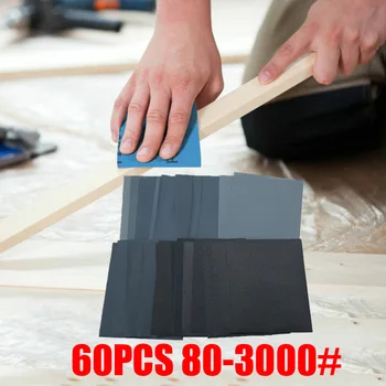 60pcs Sandpaper Wet Abrasive Particle Board 80-3000 Grit For Sanding Wood New And High Quality
60pcs Sandpaper Wet Abrasive Particle Board 80-3000 Grit For Sanding Wood New And High Quality